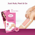 VI-JOHN Feather Touch Rose & Alevera Hair Removal Wax Strips for Normal Skin Praraben & Sulphate Free | Grocsy