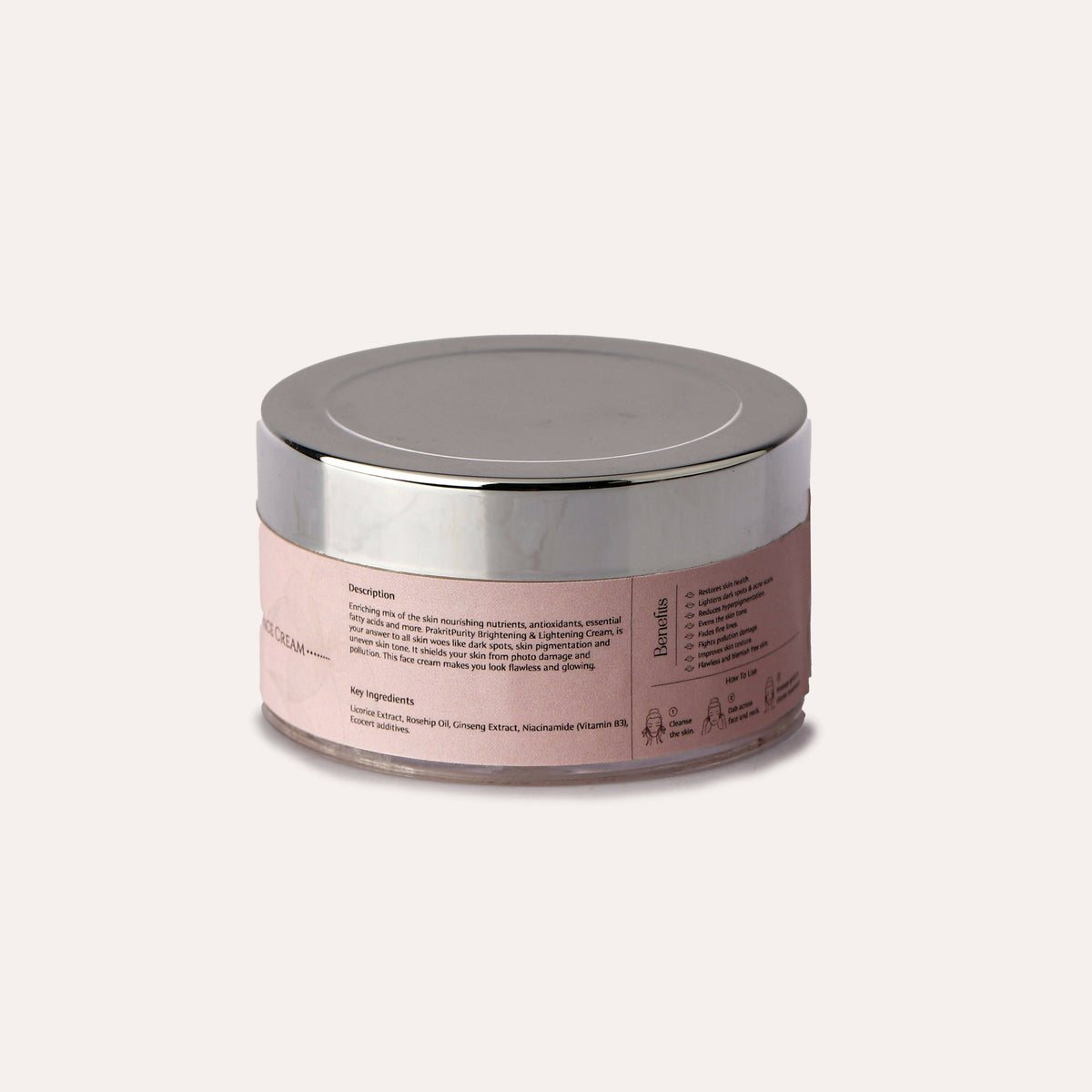 PrakritPurity Brightening & Lightening Face Cream | Grocsy