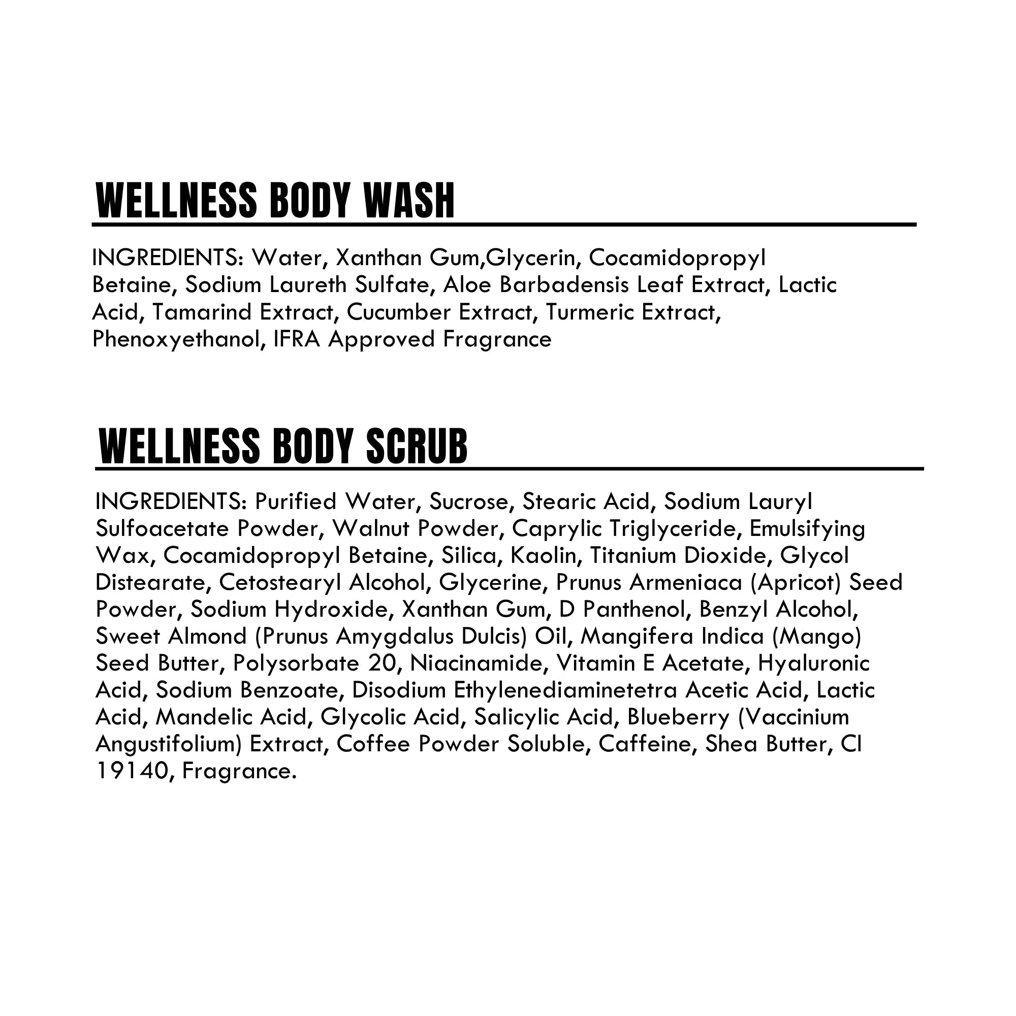Detoxie Wellness Body Wash & Body Scrub Combo | Grocsy