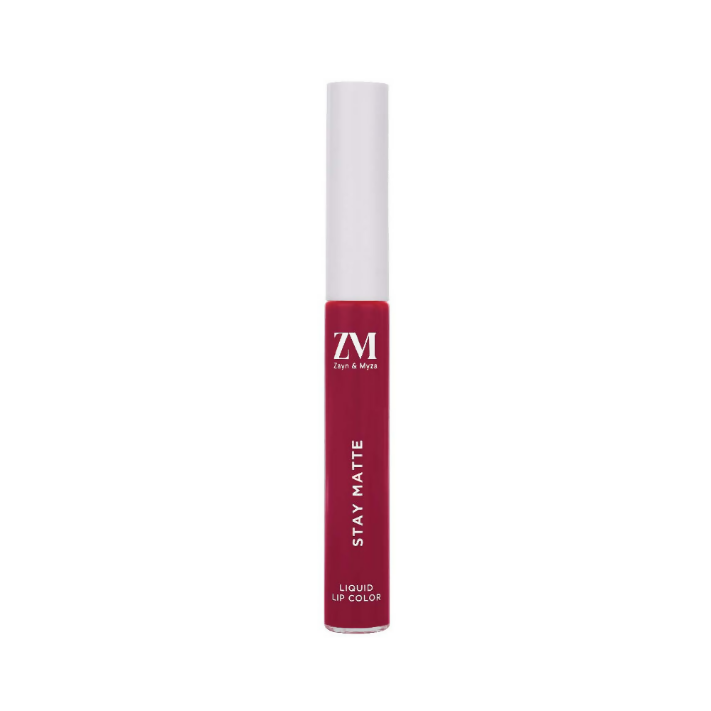 Zayn & Myza Stay Matte Liquid Lip Color - 08 Party Mauve | Grocsy
