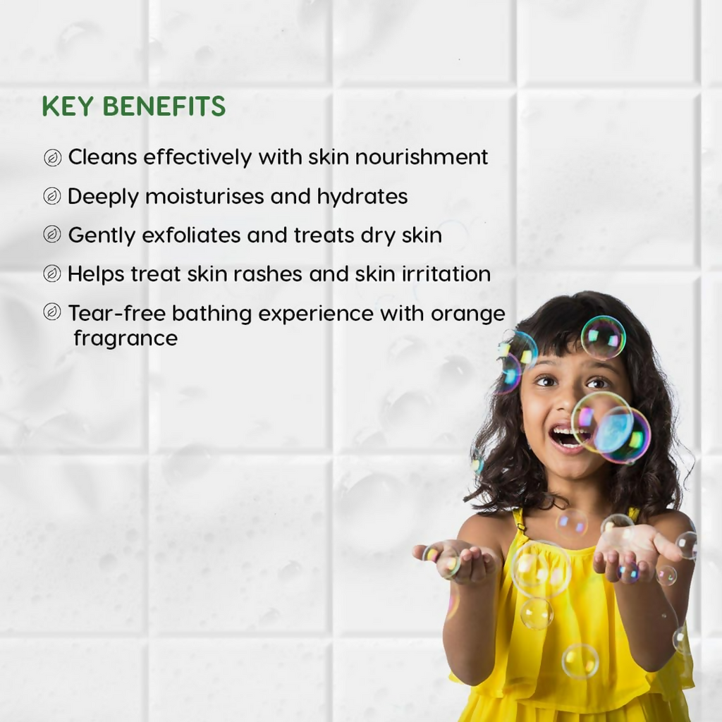 ShuShu Babies Fruity Orange Face and Body Wash (under 4-12 Years) | Grocsy