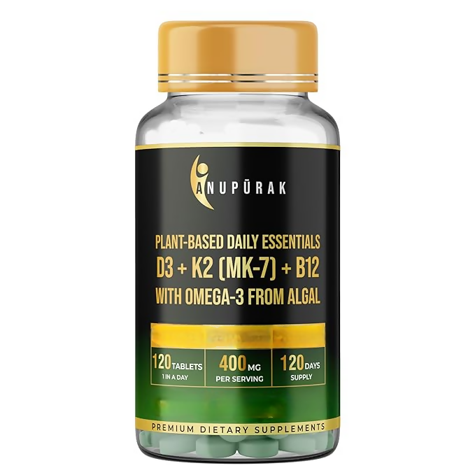 Anupurak Essential 4-in-1 Vegan Daily Supplement Tablets | Grocsy