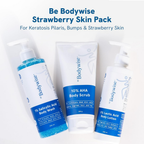 BeBodywise Strawberry Skin Pack Kit (Body Wash, Body Lotion & Bath Scrub) | Grocsy