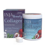 Inja Beauty Collagen For Skin- Hair & Nails- With Vit C- Glutathione- Biotin - Lychee Flavour | Grocsy