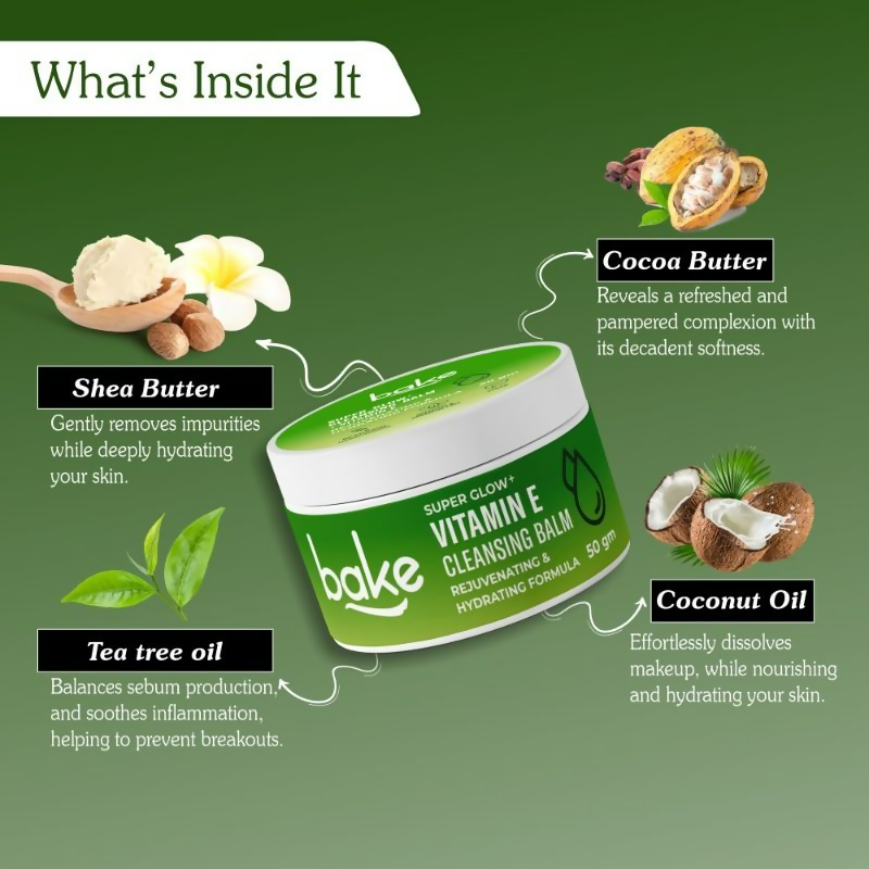 Bake Super Glow+ Vitamin E Cleansing Balm | Grocsy