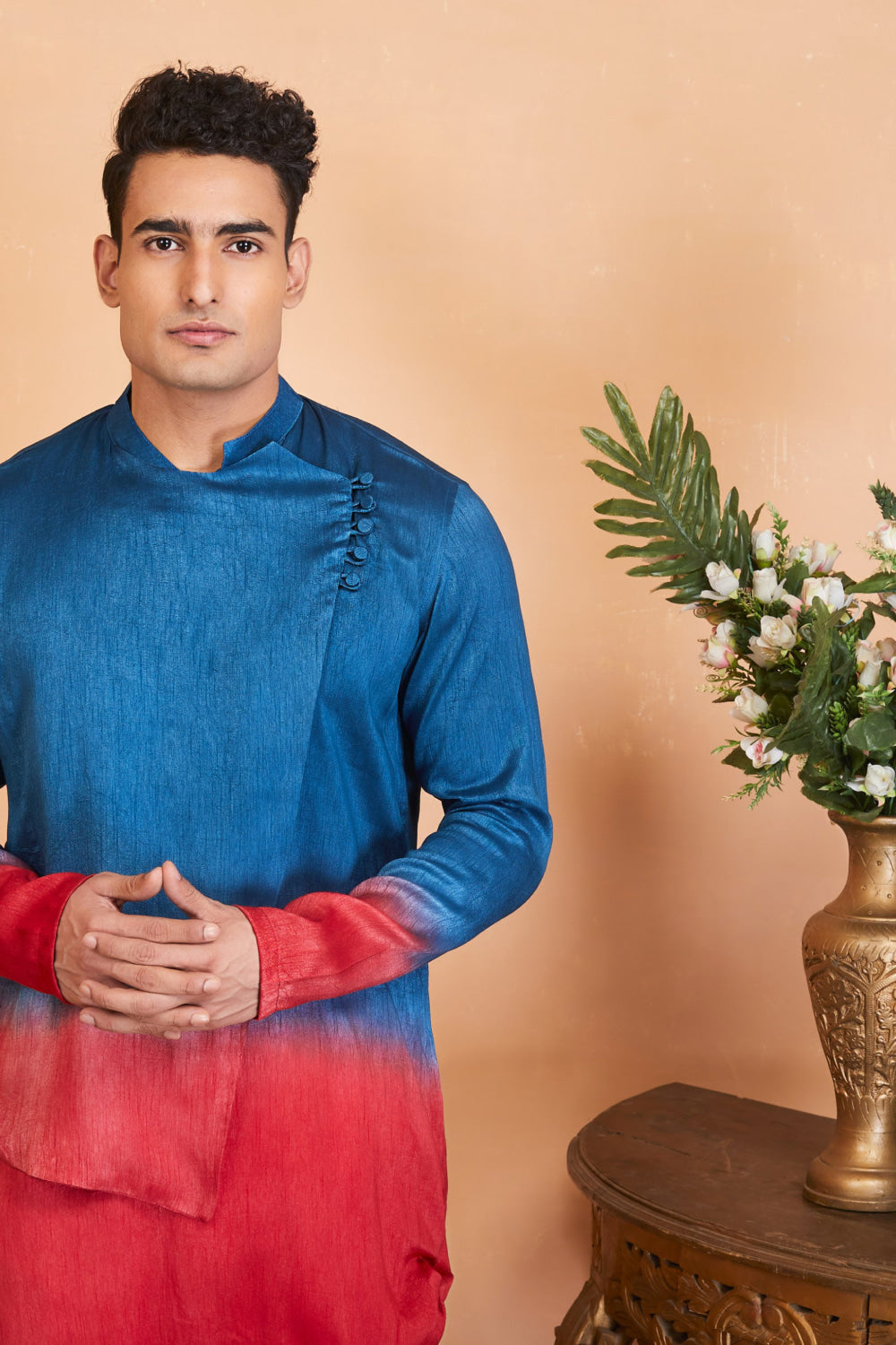 Radical Marino Flap Designer Men's Kurta by Hilo Design | Grocsy