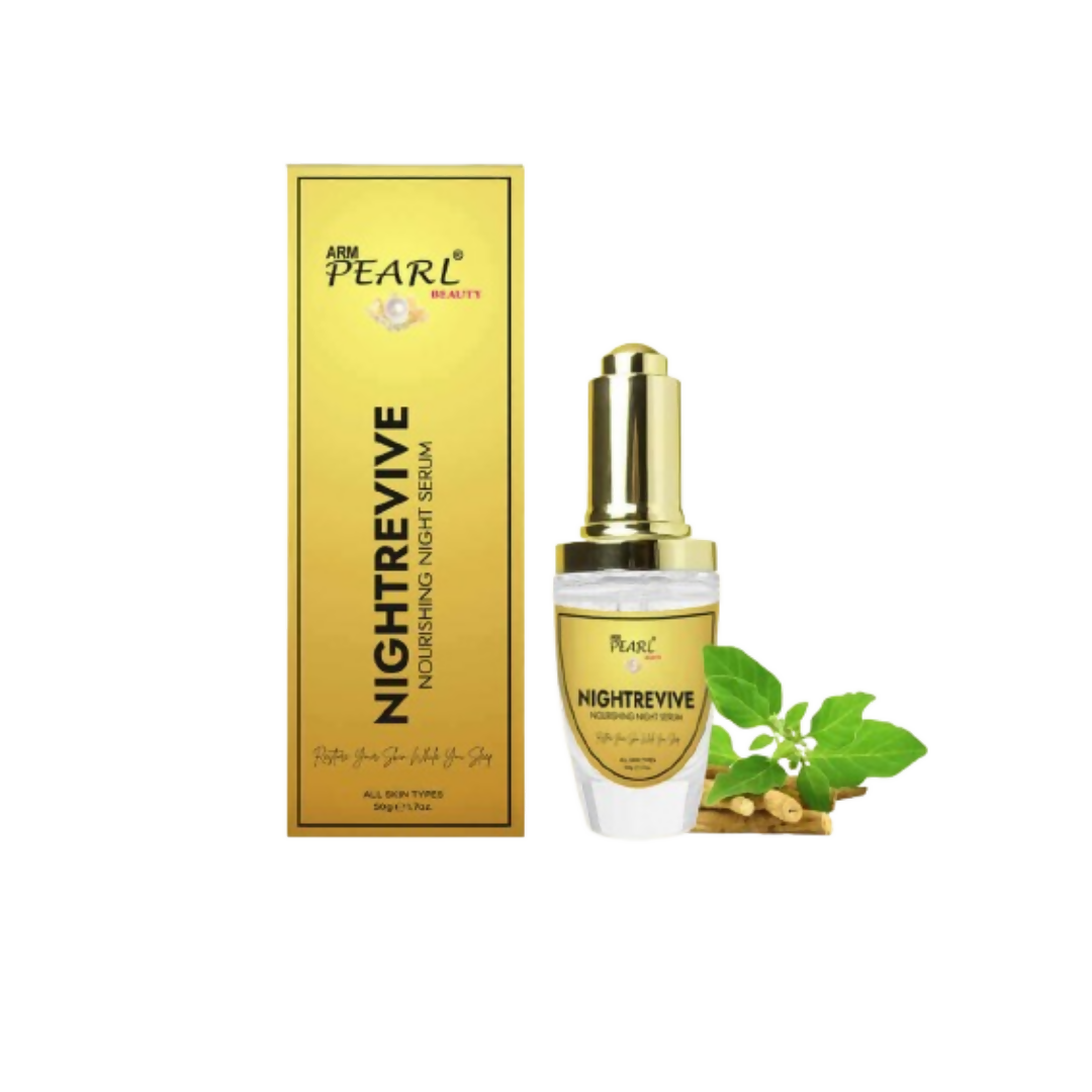 ARM Pearl Beauty Night Revive Nourishing Night Face Serum | Grocsy