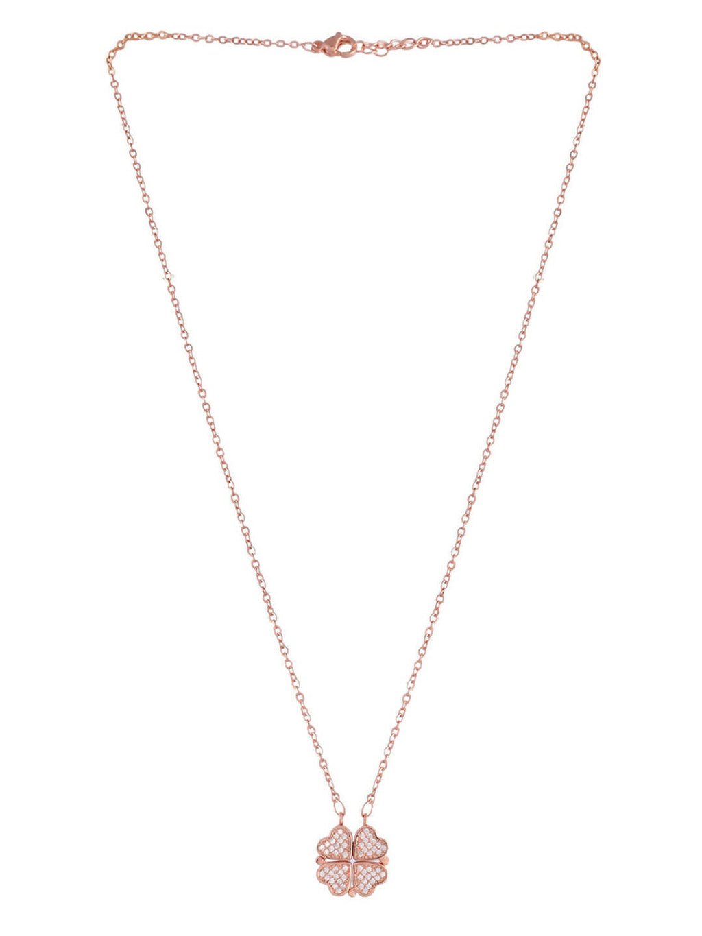 VOJ Women Gold Color stainless steel Necklace and Chains | Grocsy