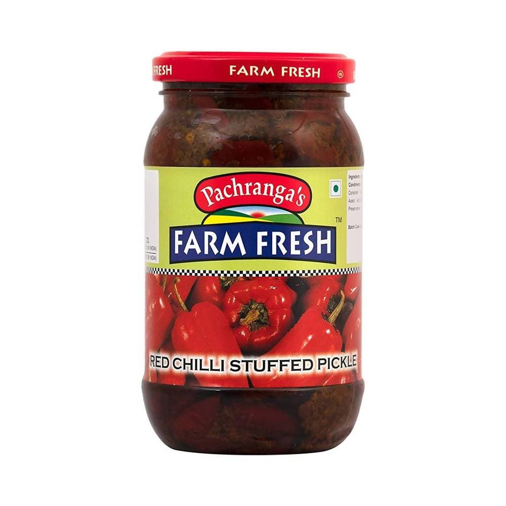 Pachranga's Farm Fresh Red Chilli Stuffed Pickle | Grocsy