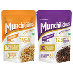 Munchilicious Granola Combo Pack - Original & Dark Chocolate Combo | Grocsy