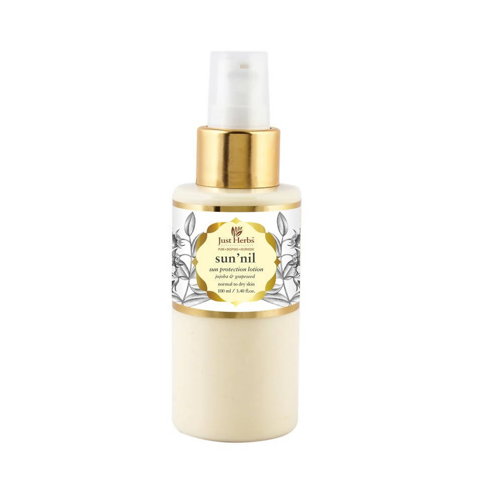 Just Herbs Sun Nil Jojoba-Grapeseed Moisturising Sun Protection Lotion | Grocsy