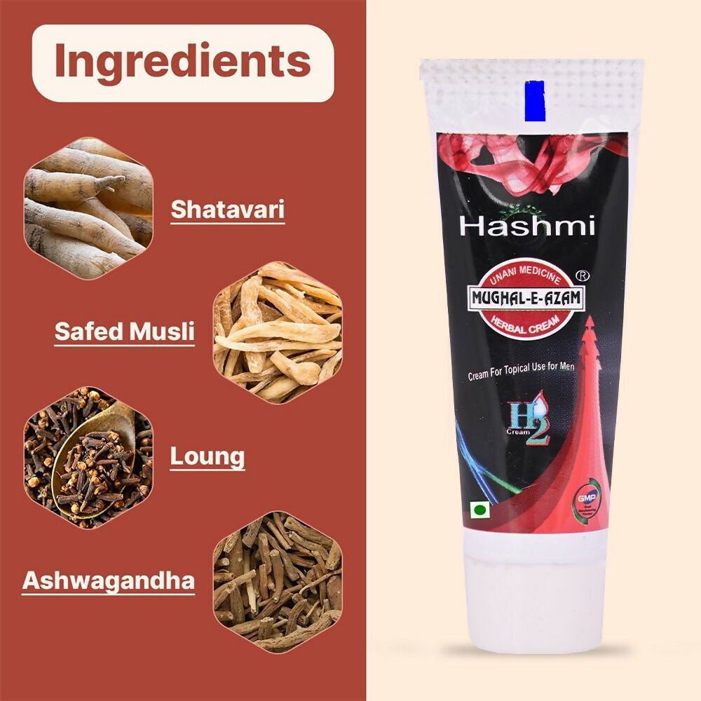 Hashmi Pharmacy Mughal E Azam Herbal Cream | Grocsy