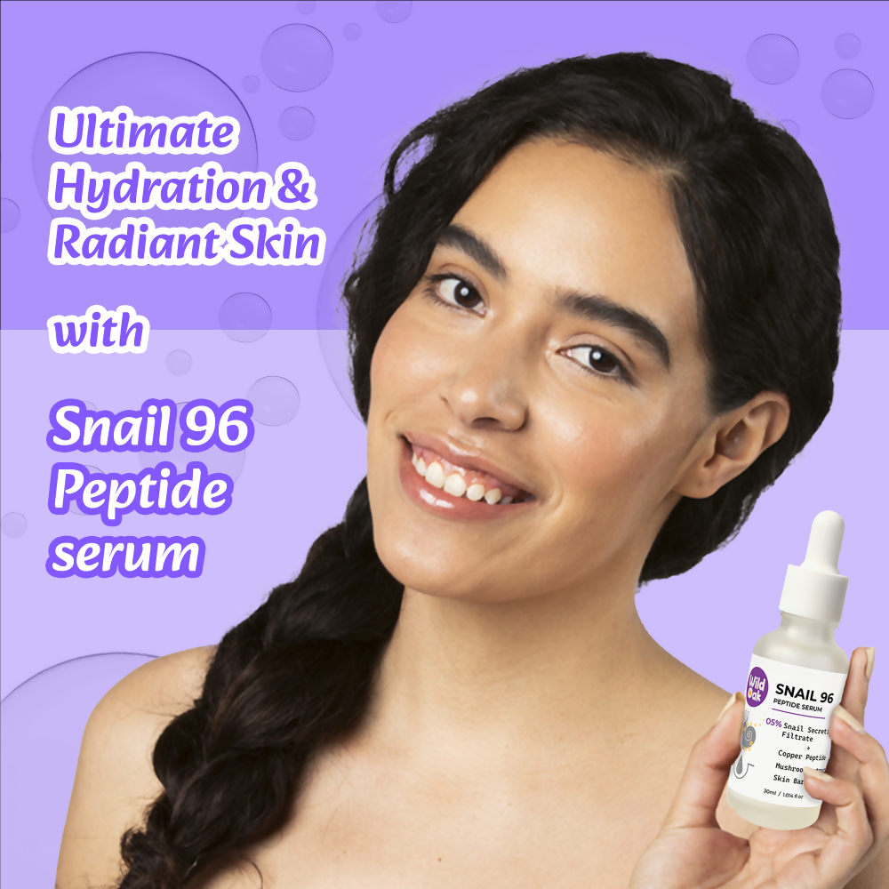 Wild Oak Korean Snail 96 Peptide Serum Glass Skin, Skin Hydration Hyper Pigmentation Anti-Aging & Wrinkles | Grocsy