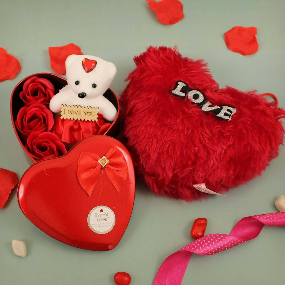 Tied Ribbons Valentine's Day Gift Combo | Grocsy