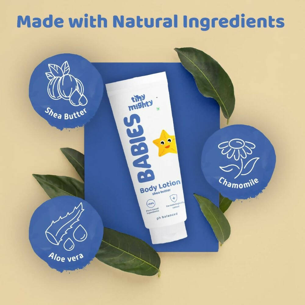 Tiny Mighty Baby Body Wash And Body Lotion Combo | Grocsy