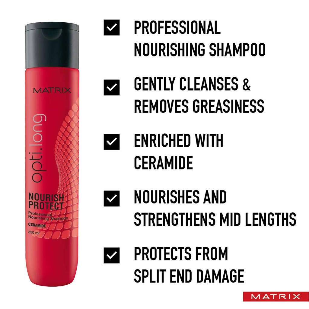 Matrix Opti Long Nourish Protect Nourishing Shampoo Ceramide | Grocsy