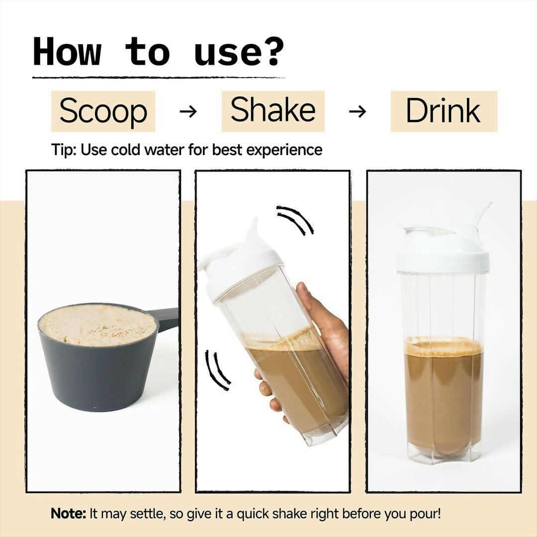 Only What's Needed 24g Plant Protein Powder - Coffee | Grocsy