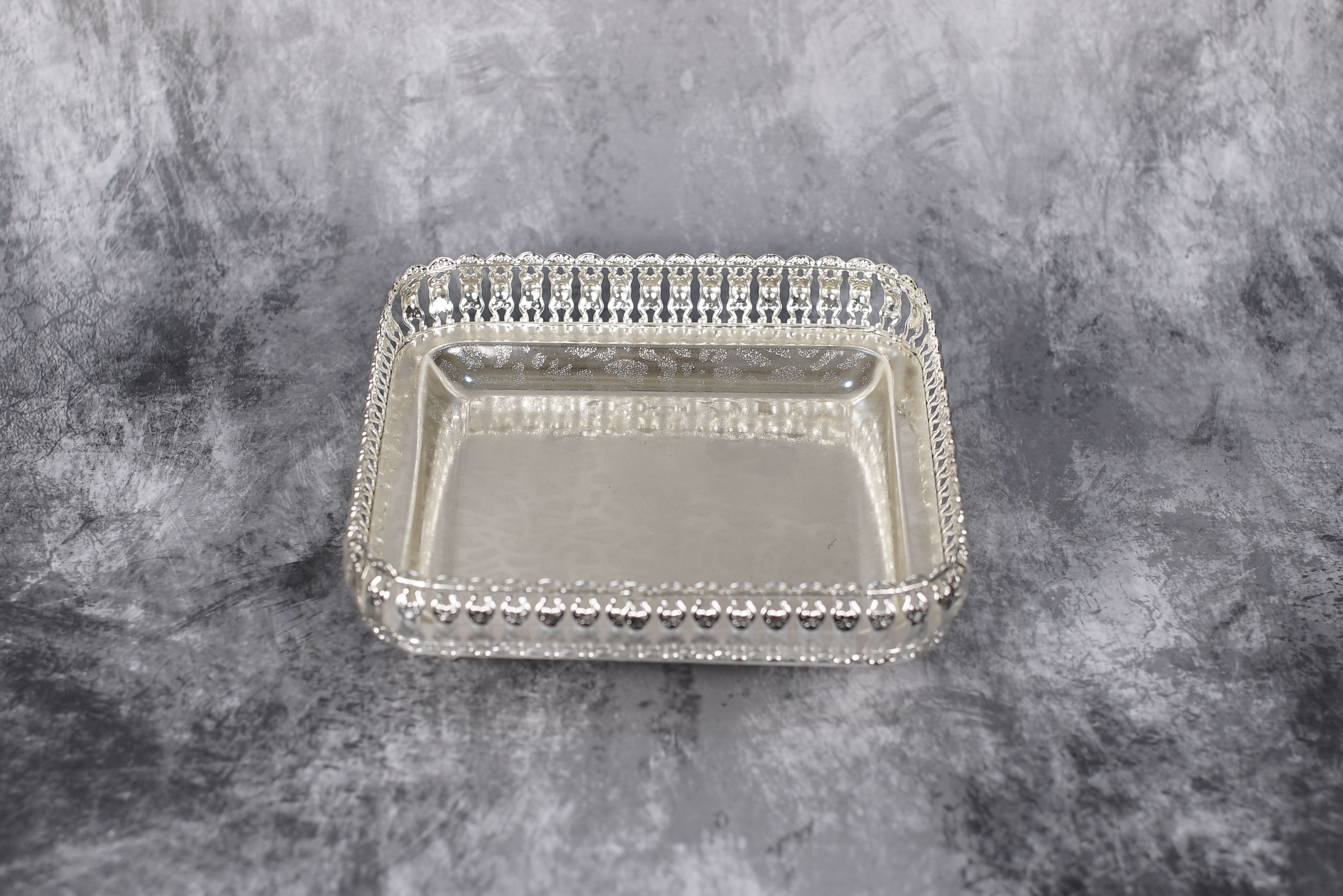 Sri Rudra Silver Tray – SR 00098 | Grocsy