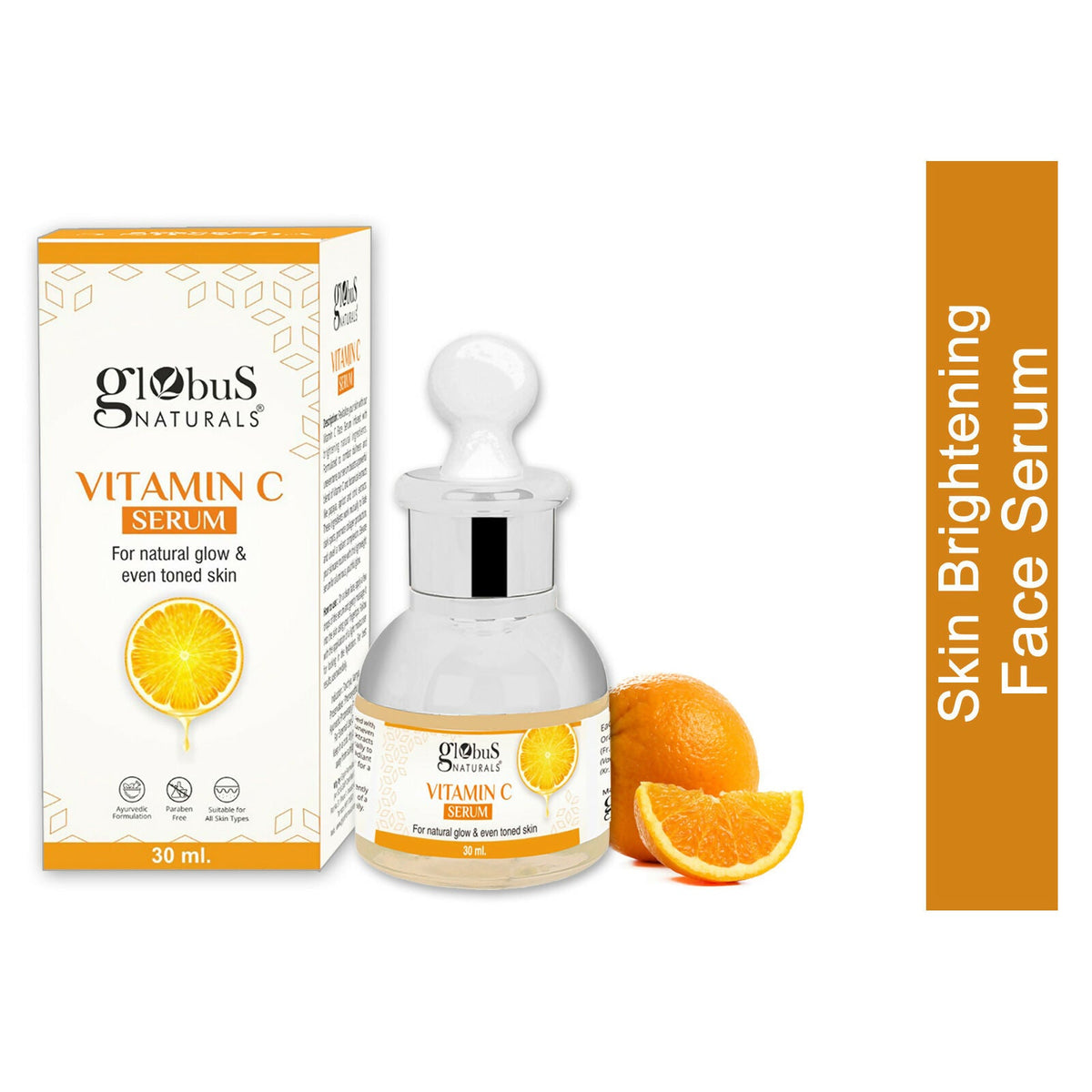 Globus Naturals Vitamin C Face Serum | Grocsy