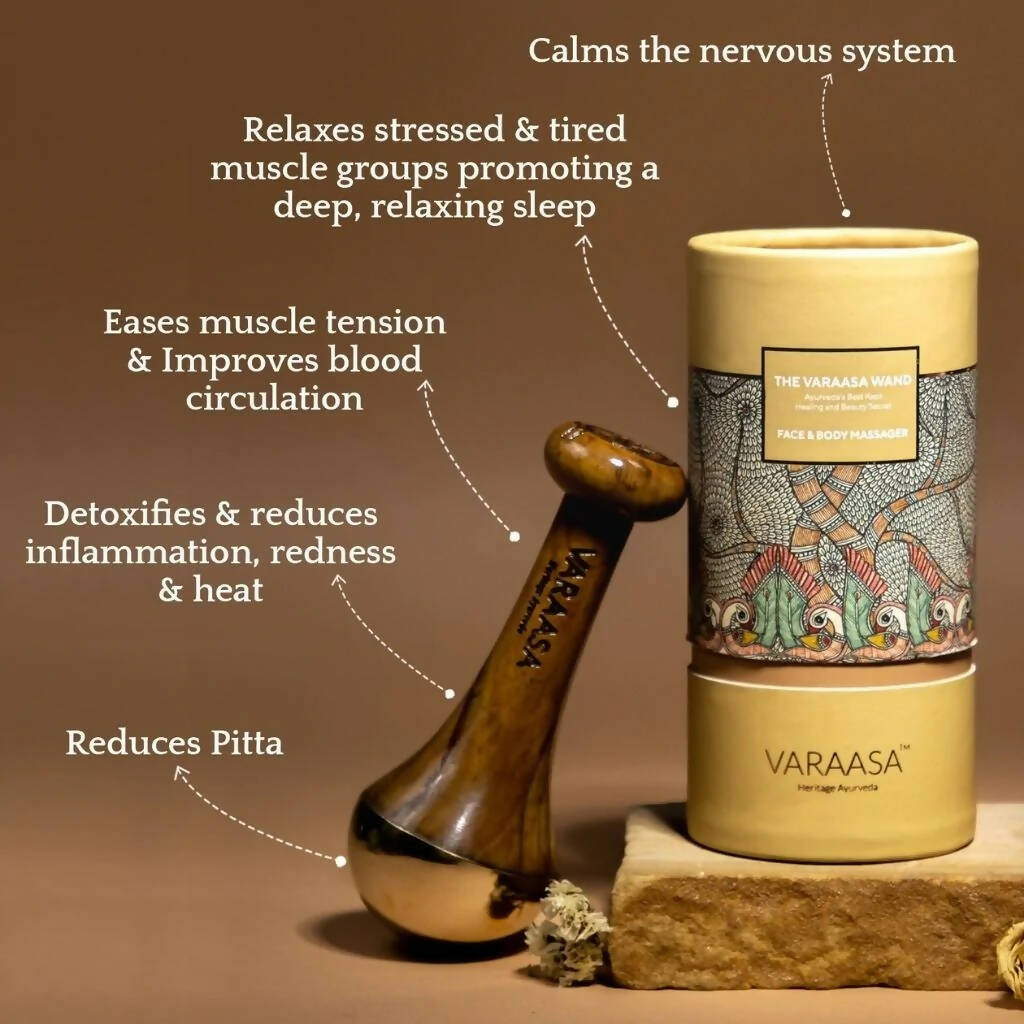The Varaasa Wand - Face & Body Massager | Grocsy