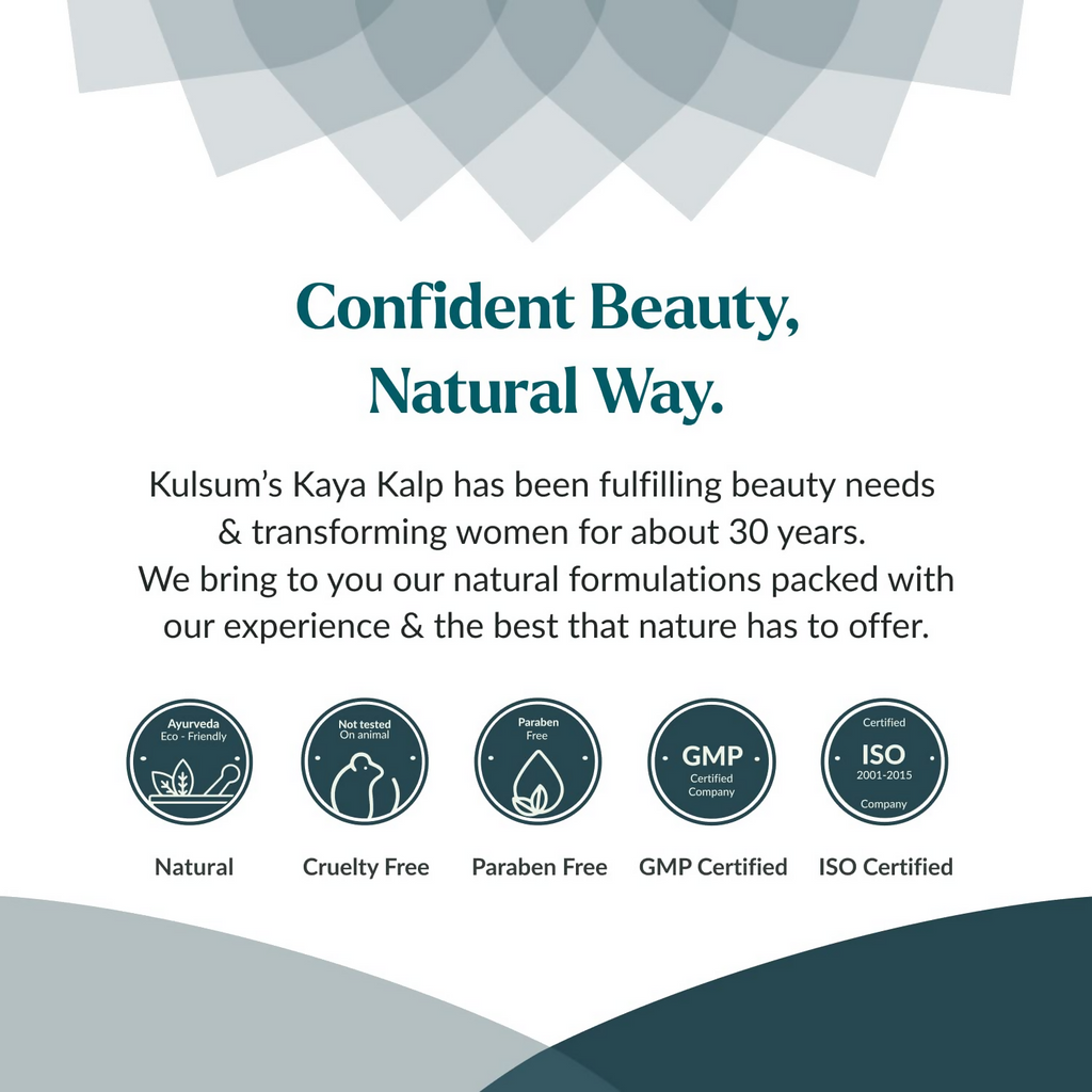 Kulsum's Kaya Kalp Gold Face Massage Gel For All Skin Types | Grocsy