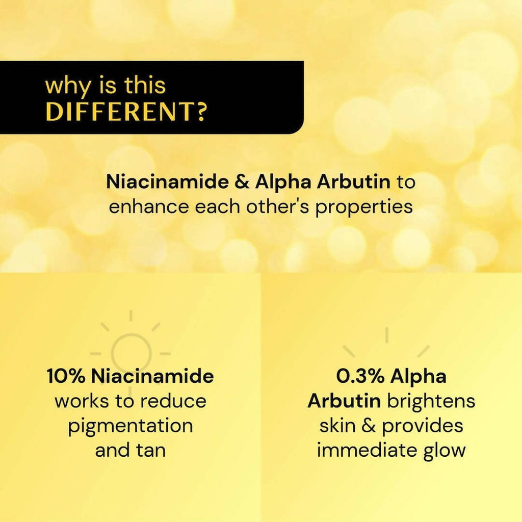 Deconstruct Brightening Serum 10% Niacinamide + 0.3% Alpha Arbutin Face Serum for Pigmentation & Dark Spots | Grocsy