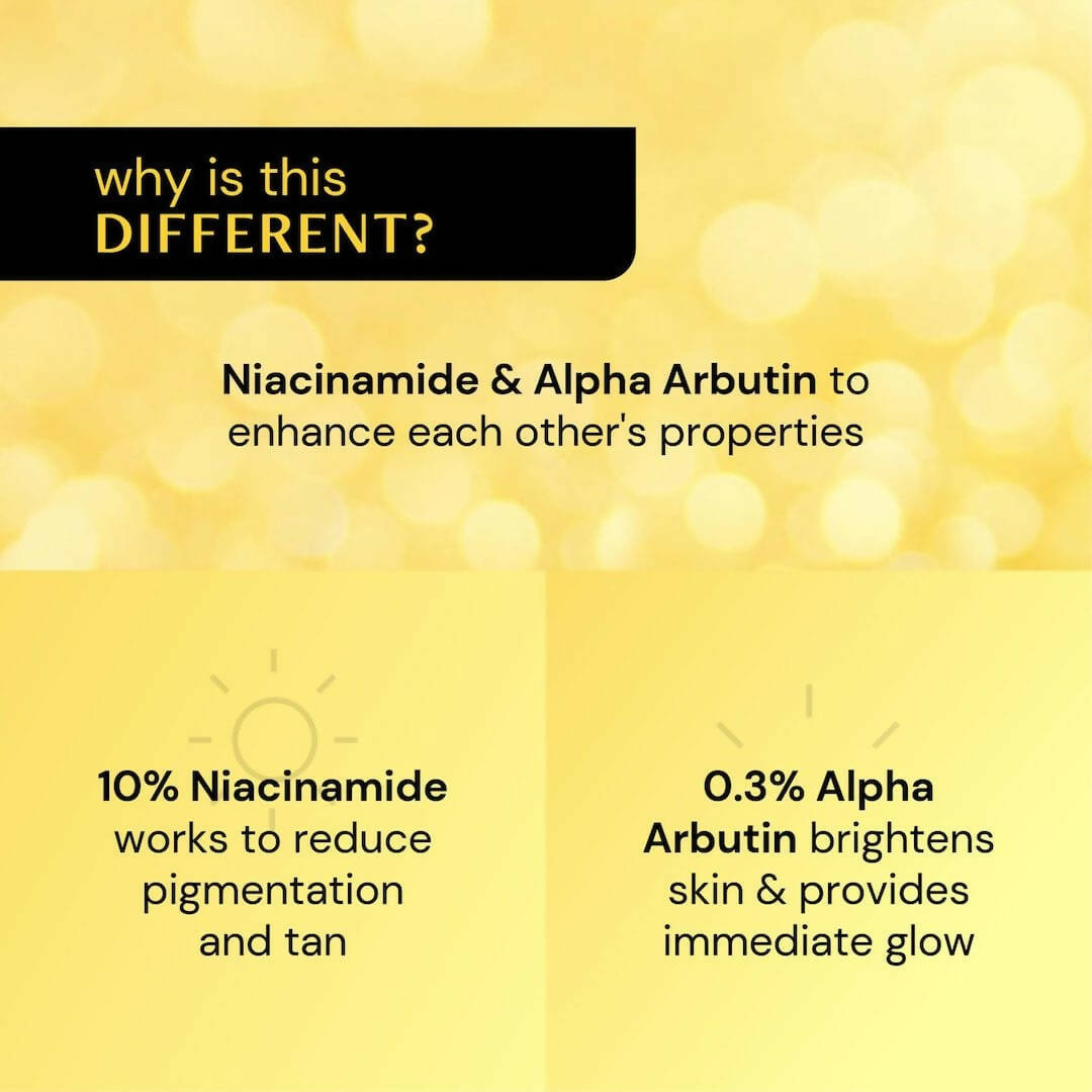 Deconstruct Brightening Serum 10% Niacinamide + 0.3% Alpha Arbutin Face Serum for Pigmentation & Dark Spots | Grocsy