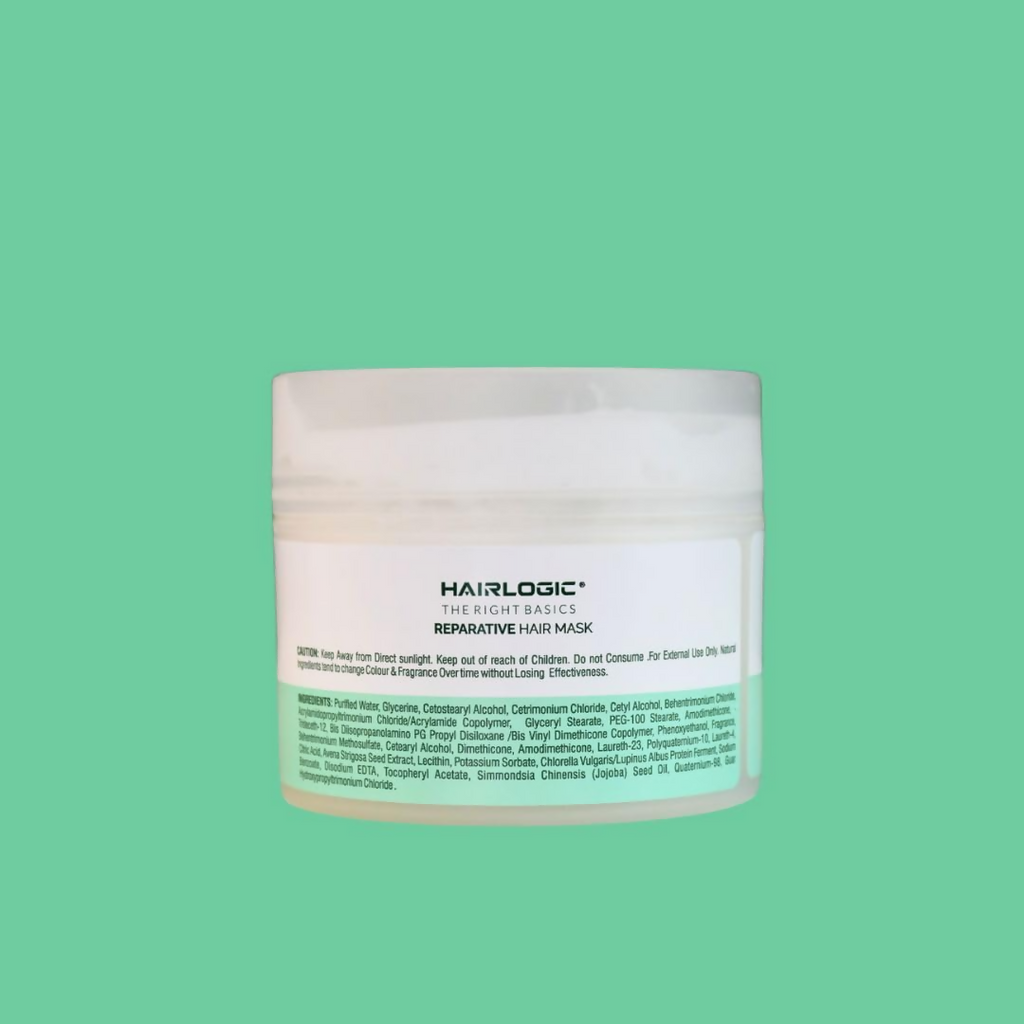 Hair Logic Reparative Mask For Damaged Hair Ideal for Men & Women | Grocsy