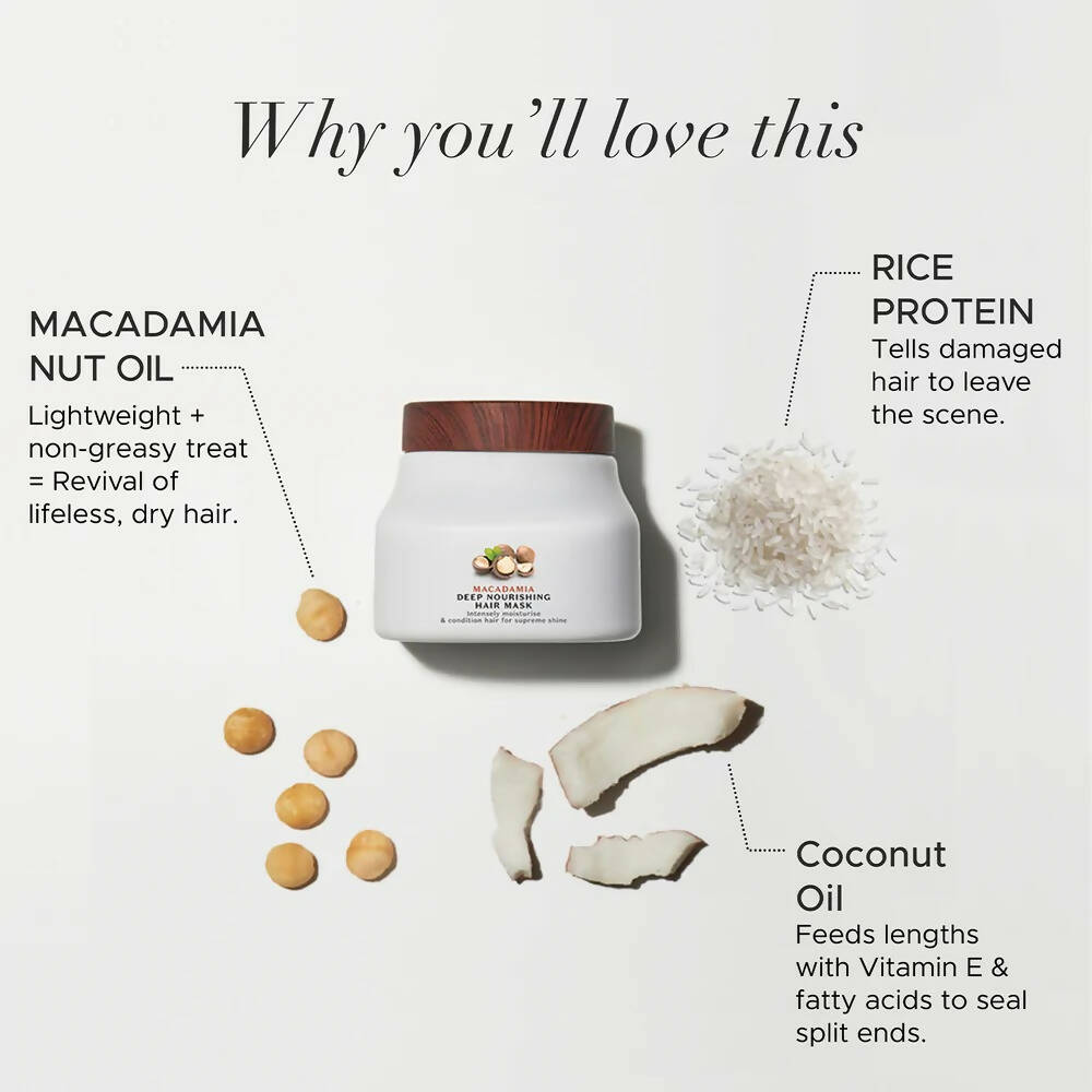 PureSense Macadamia Deep Nourishing Hair Mask | Grocsy