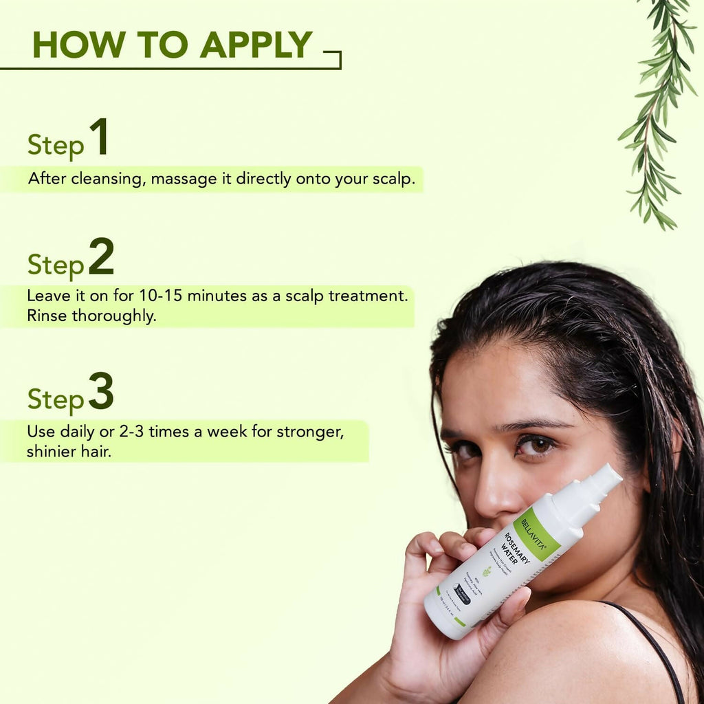 Bella Vita Rosemary Water Spray For Hair Growth | Grocsy