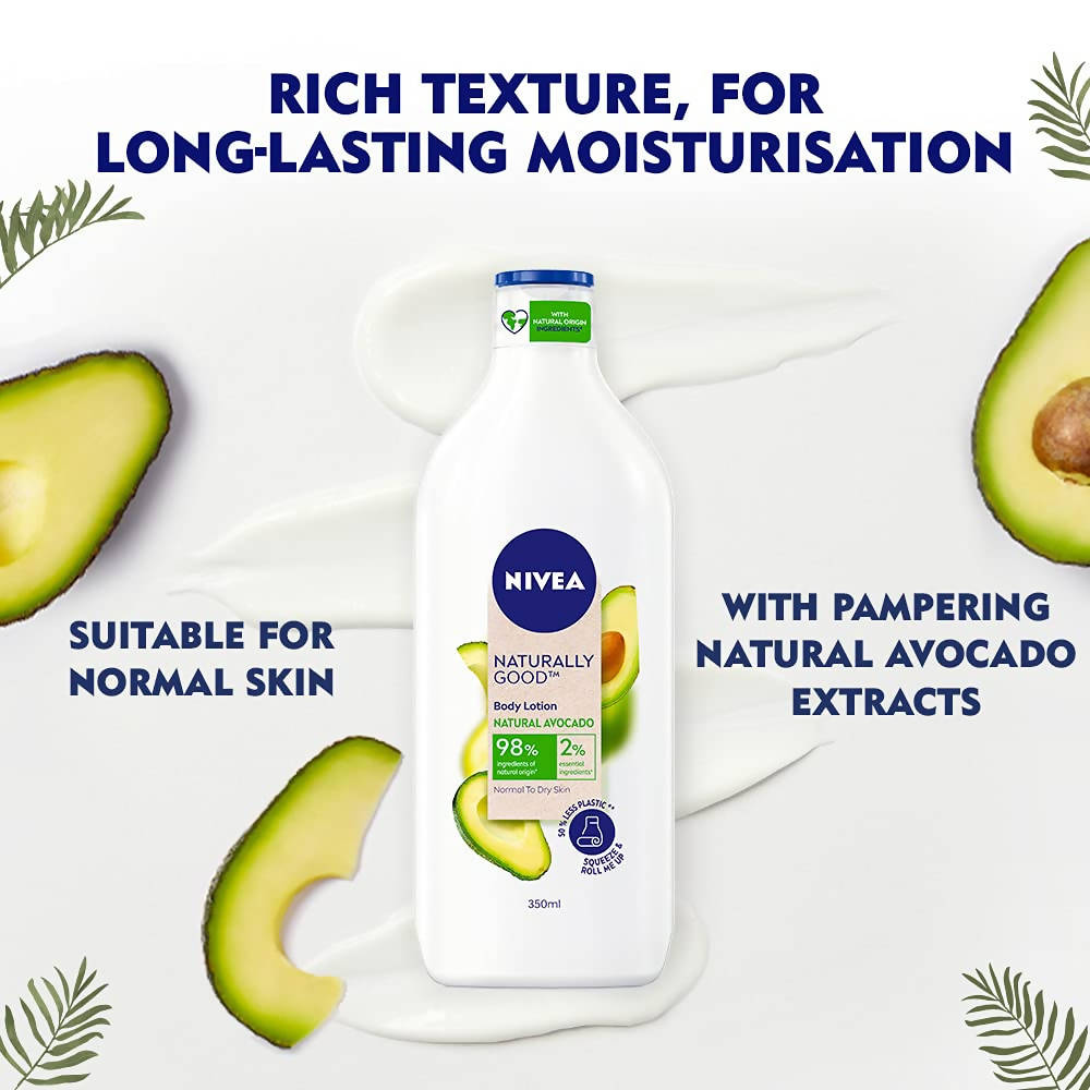 Nivea Naturally Good Natural Avocado Body Lotion | Grocsy