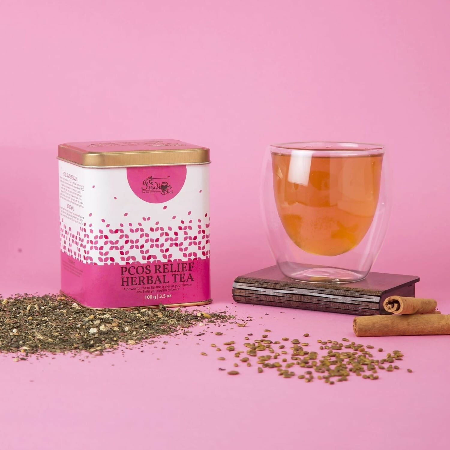 The Indian Chai - PCOS Relief Herbal Tea | Grocsy