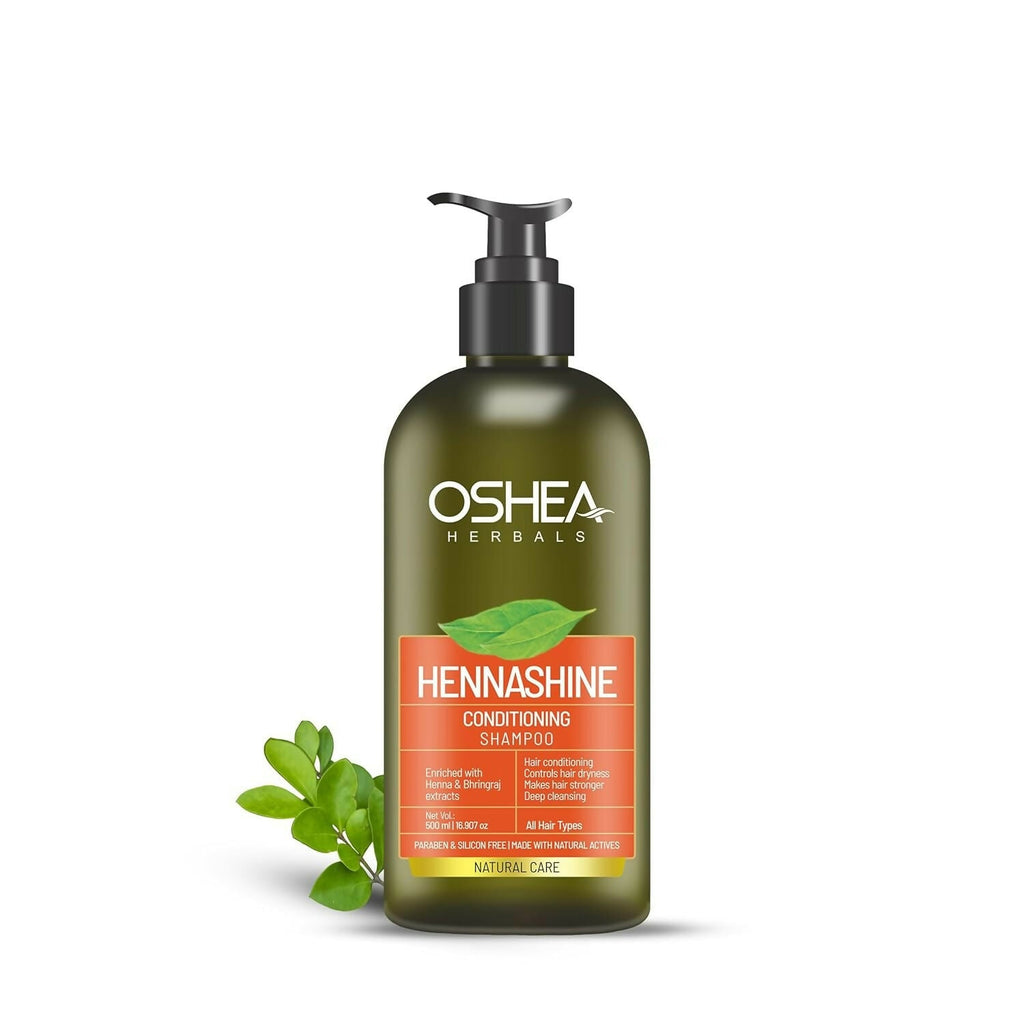 Oshea Herbals Heenashine Conditioning Shampoo Controls Dryness & Makes Hair Stronger | Grocsy