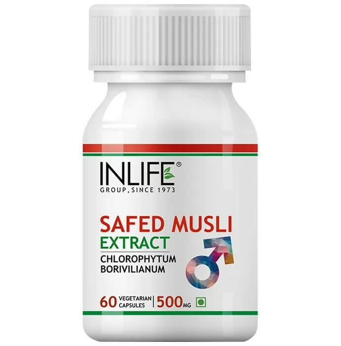 Inlife Safed Musli Extract Capsules | Grocsy