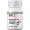 Inlife Safed Musli Extract Capsules | Grocsy