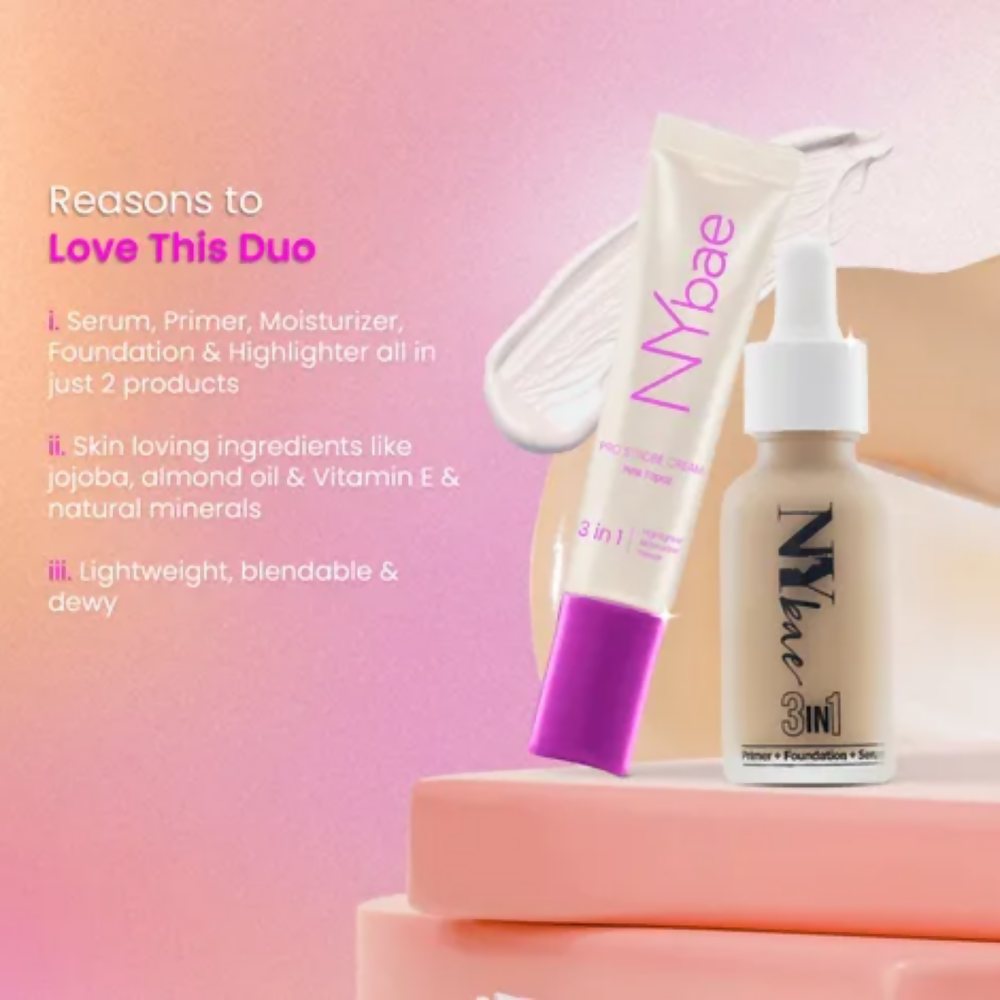 NY Bae Strobe Skin Tint Combo - Fair Skin | Grocsy