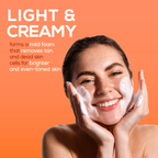 Joy De Tan Papaya Face Wash For Dark Spots Tan & Dead Skin Removal | Grocsy
