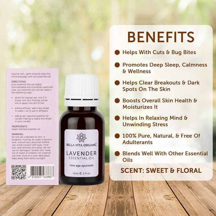 Bella Vita Organic Lavender Essential Oil | Grocsy