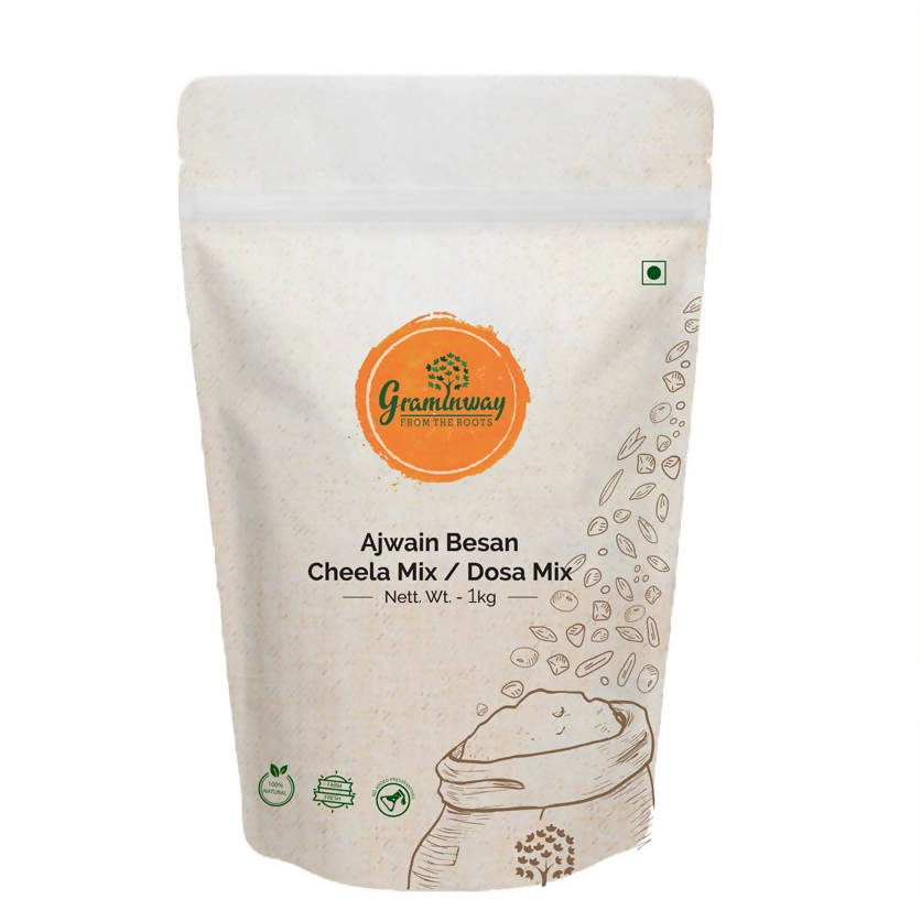 Graminway Ajwain Besan Cheela Mix / Dosa Mix | Grocsy