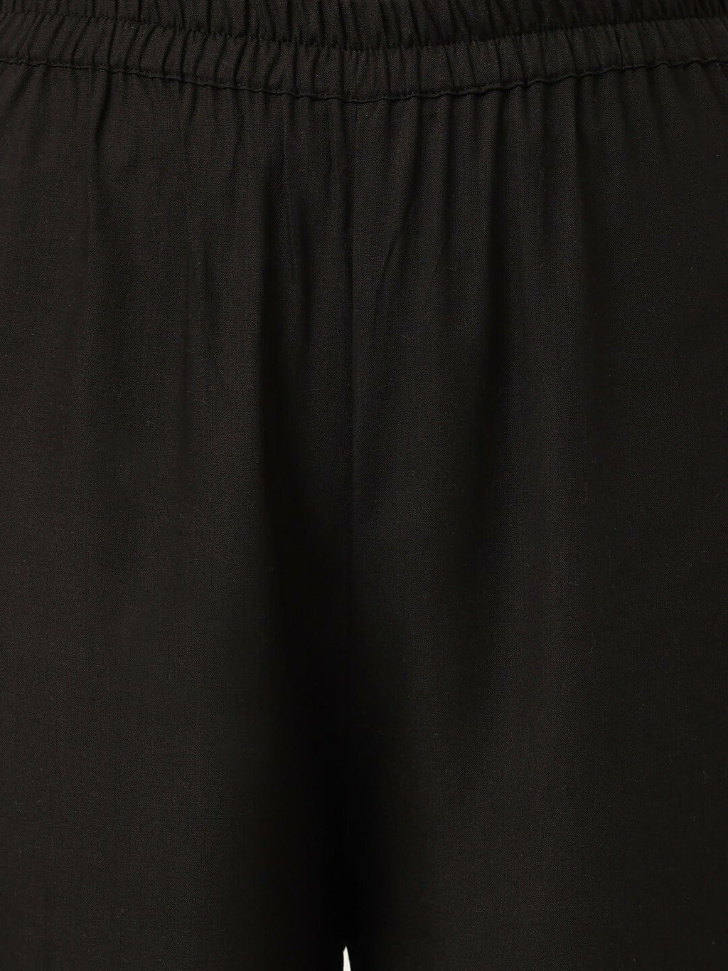 Joban Fashion Black Rayon and Embroidered Work Straight Kurta Bottom Set | Grocsy