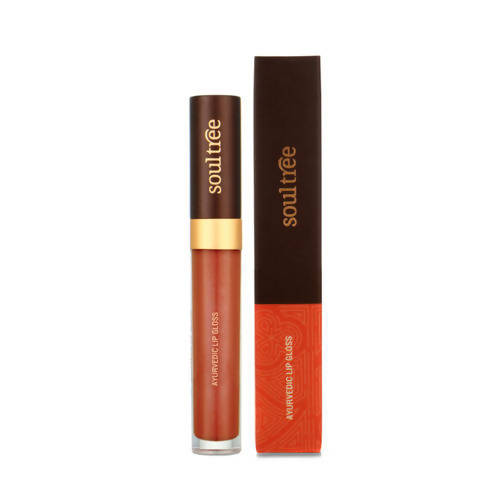 Soultree Ayurvedic Lip Gloss - Rich Earth | Grocsy