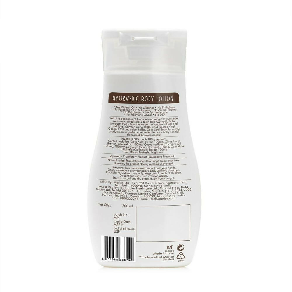 Coco Soul Baby Ayurvedic Body Lotion | Grocsy