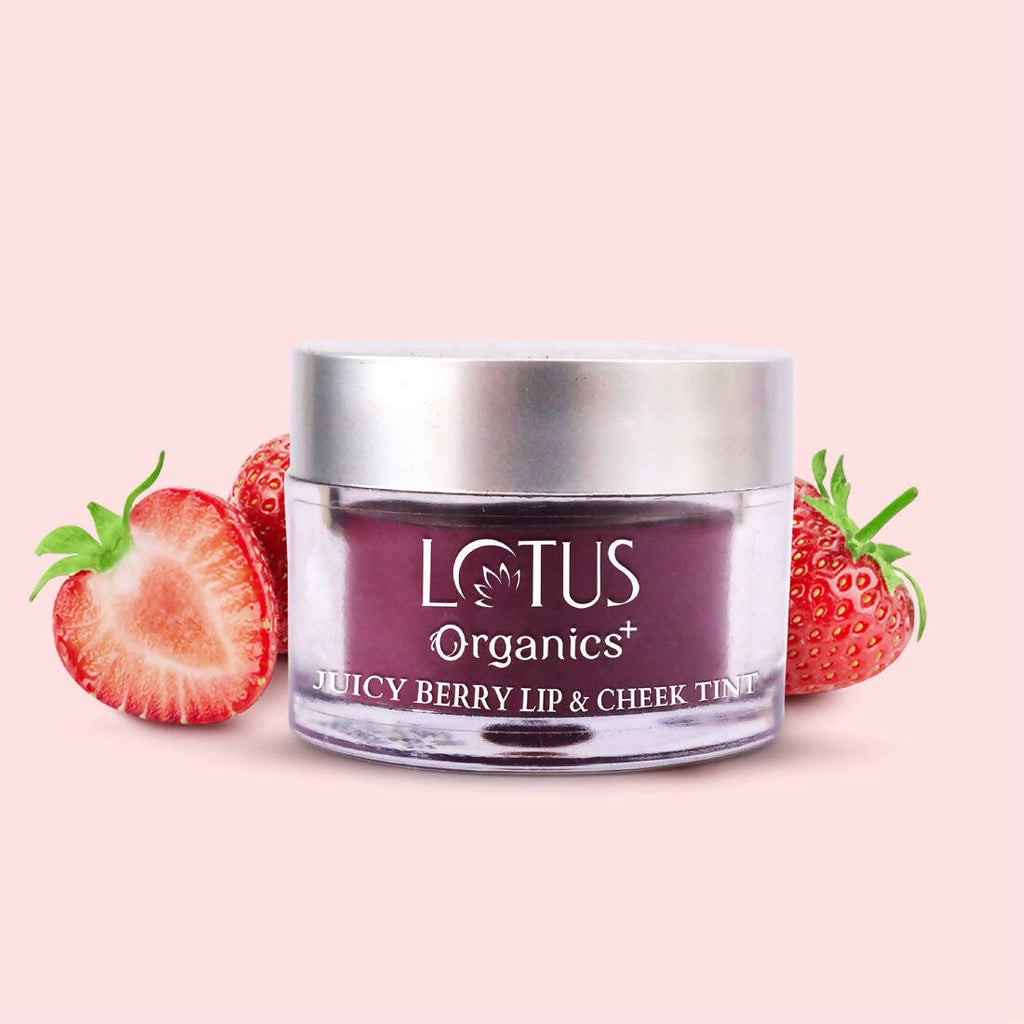 Lotus Organics+ Juicy Berry Lip & Cheek Tint | Grocsy