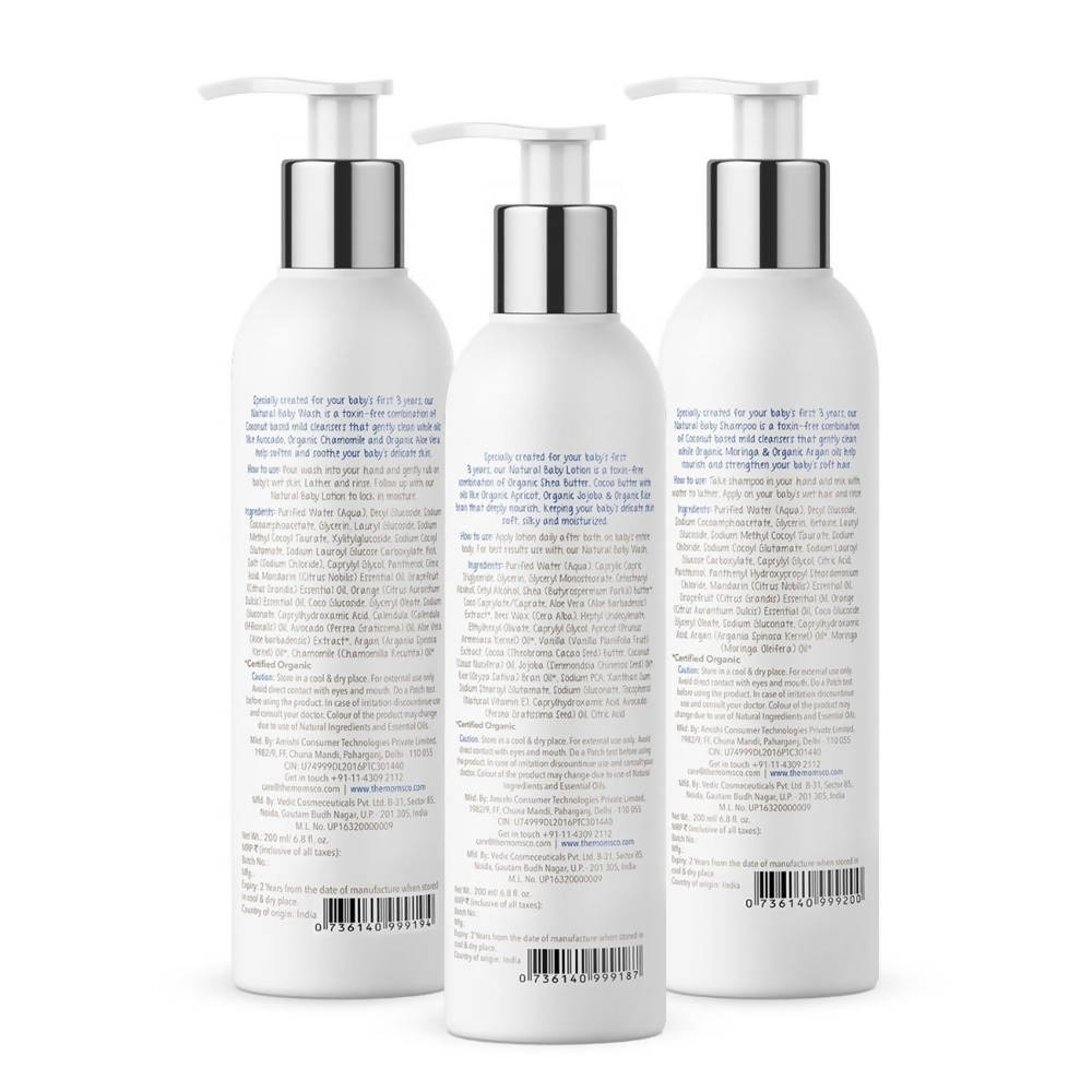 The Moms Co Natural Bath Essentials For Baby | Grocsy