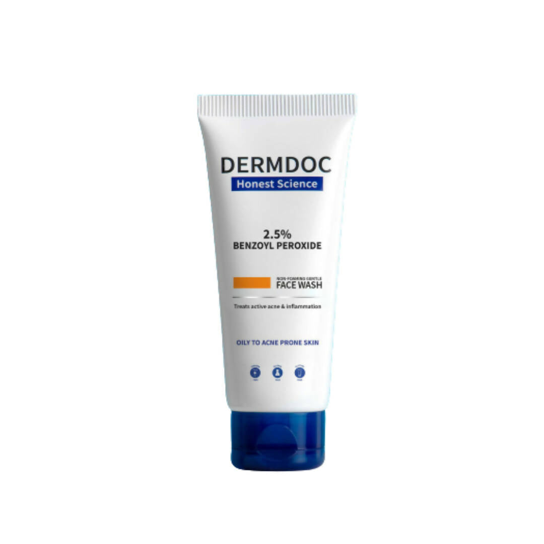 Dermdoc 2.5% Benzoyl Peroxide Face Wash | Grocsy