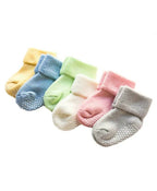 AHC Baby Socks Cotton Breathable Anti Skid Thick Warm Kids Socks | Grocsy