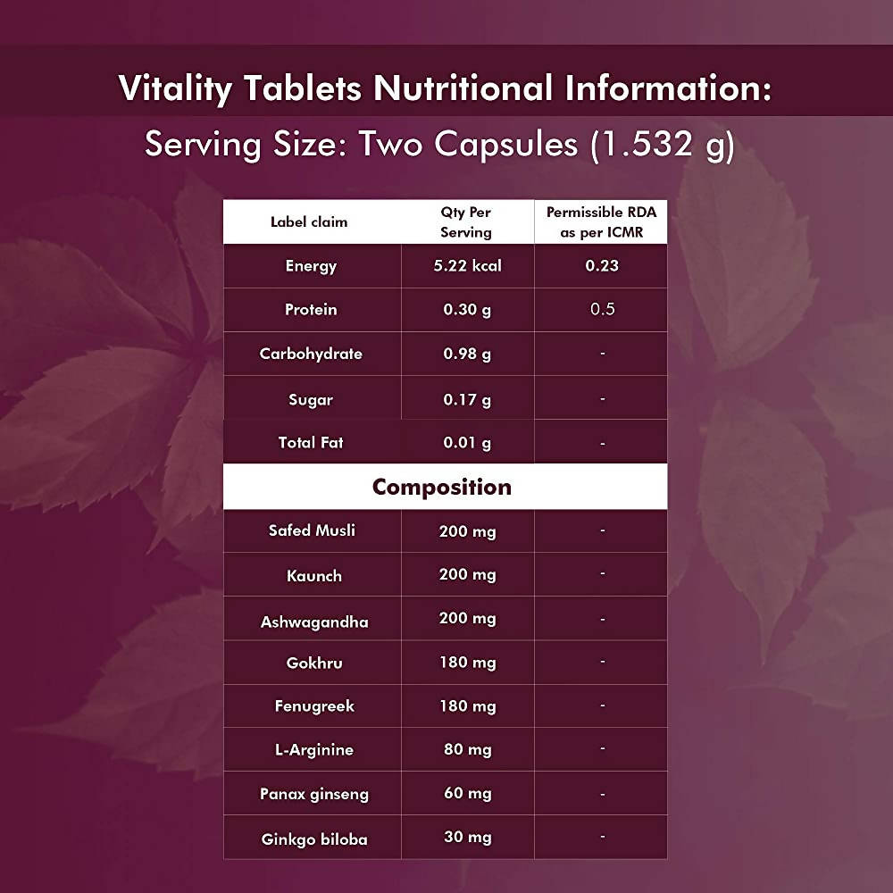 Man Matters Perform Vitality Tablets | Grocsy