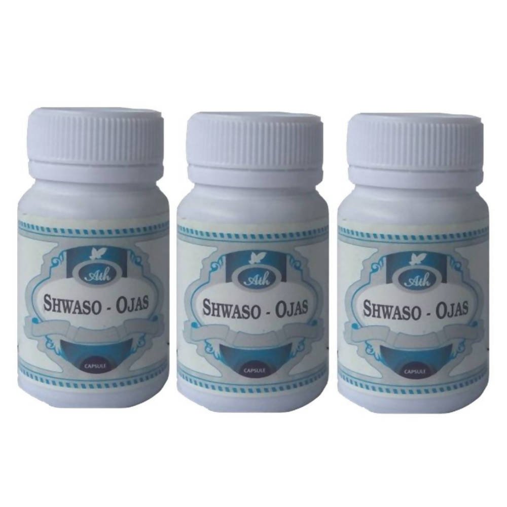 Ath Ayurdhamah Shwaso Ojas Capsules | Grocsy