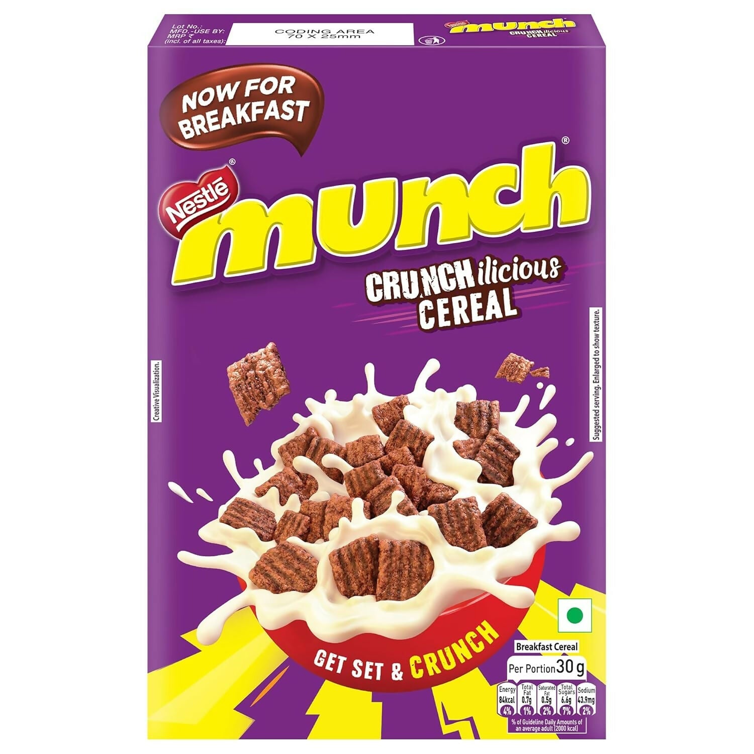 Nestle Munch Crunchilicious Breakfast Cereal - Chocolate Flavor | Grocsy