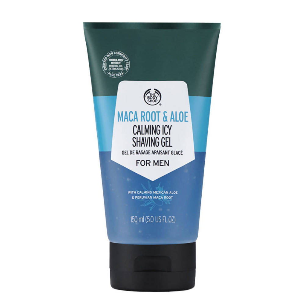 The Body Shop Maca Root & Aloe Calming Icy Shaving Gel | Grocsy